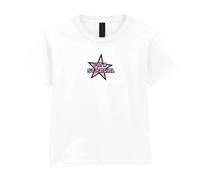 T-shirt bianca da donna I'm A Stargirl per bambini cropped The Weekend Y2K...