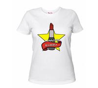 t-shirt bianca donna scritta miglior mamma regalo festa compleanno
