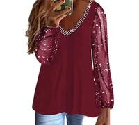 T Shirt Bianca Scollo V Donna Camicie Maniche Comode Vintage Scoperte Lilla Papa Stampare Pipistrello Morbide Accollata Vita Arricciata Gatto Mi Lo Dipinte Fidanzati su