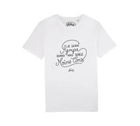 T-Shirt Bianco Uomo Maniche Corte, IO SARÒ SIMPATICO QUANDO SARETE MENO CON