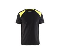 T-shirt bicolore Blaklader Noir 4XL