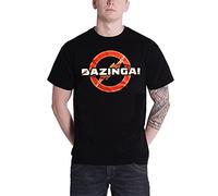 T-shirt Big bang Theory Sheldon Bazinga black maglia Uomo ufficiale (L)