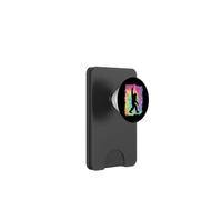 T-shirt Bigfoot Sasquatch Peace Big Foot Squatch Tie Dye Rainbow PopSockets PopWallet per MagSafe
