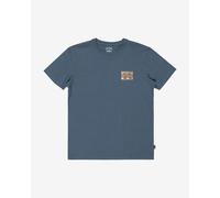 T-shirt Billabong Crayon Wave manica corta blu turchese scuro per bambini - M