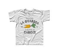 T-shirt bimbo Faccio la guardia a tutte le Carote ispirata a Masha e Orso