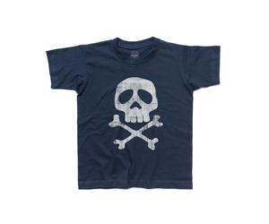 T-shirt bimbo Jolly Roger teschio bandiera CAPITAN pirata Arcadia