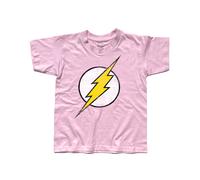 T-shirt bimbo logo the FLASH antichizzato fulmine Barry Allen fumetti vintage
