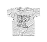 T-shirt bimbo Nomi Guerre Universo Italia anni ’80 names stelle