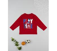 T-shirt bimbo rossa "play time"