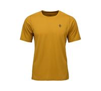 Black Diamond - T-shirt leggera e traspirante - M Distance Ss Tech Tee Amber per Uomo - Taglia L - Giallo
