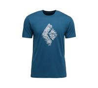 T-shirt Black Diamond Engineered Diamond manica corta blu intenso - XL