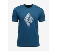 T-shirt Black Diamond Engineered Diamond manica corta blu intenso - XL