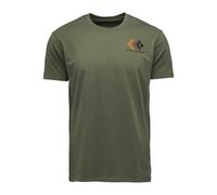 Black Diamond Faded Short Sleeve T-shirt Verde XS Uomo