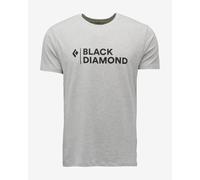 T-shirt Black Diamond Mini Stacked manica corta grigio chiaro - L