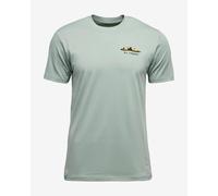 T-shirt Black Diamond Mountainscape manica corta blu agave - XL