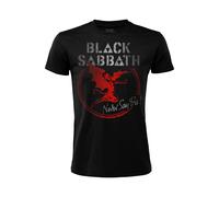 T-Shirt Black Sabbath Originale Never Say Die Ufficiale Nera Maglia Maglietta Heavy Metal Since 1968 (S)