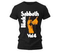 T-SHIRT black sabbath vol 4 MAGLIETTA OZZY HOSBOURNE Tony Iommi HEAVY METAL