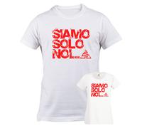 T-shirt Blasco Siamo solo noi canzone Rossi ottimo cotone bianca uomo donna