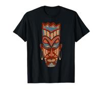 T-shirt Blu African Mask Maglietta