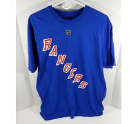 T-Shirt Blu Da Uomo New York Rangers Jimmy Vesey #26 Fanatics