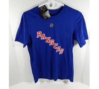 T-Shirt Blu M Nuovo Dei Youth New York Rangers Mats Zuccarello #36 NHL