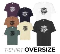 T-SHIRT BOB DYLAN LOGO OCCHIO OVERSIZE - 100% COTONE