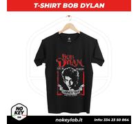 T-shirt Bob Dylan rock rockstar 100% cotone spedizione veloce