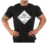 T-Shirt Bodybuilding Fitness Palestra "Body under costruction"