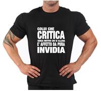 T-Shirt Bodybuilding Fitness Palestra "Colui che critica..."