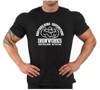 T-Shirt Bodybuilding Fitness Palestra "Iron Works"