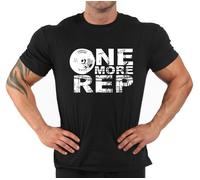 T-Shirt Bodybuilding Fitness Palestra "One more rep"