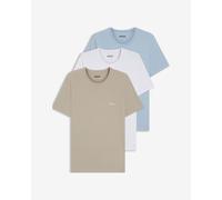 T-shirt BOSS Classic Logo manica corta beige bianco blu (3 unità) - S