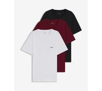 BOSS Magliette intime in cotone con logo in confezione da tre - Style TShirtRN 3P Classic, 50532468 Nero / Rosso / Bianco M