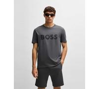 T-shirt BOSS Green Tee Tape Logo manica corta grigio scuro - L