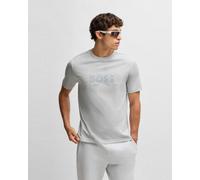 T-shirt BOSS Green Tee Drop Needle manica corta grigio chiaro - M