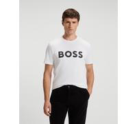 BOSS Orange - Thinking - T-shirt bianca con stampa del logo-Bianco M