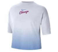 T-shirt boxy Chicago Bulls Courtside City Edition Premium Nike NBA - Donna - Bianco L (IT 48-50)