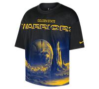 T-shirt boxy Golden State Warriors Courtside Nike NBA - Uomo - Nero XL