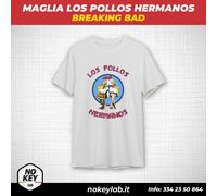 T-shirt Breaking Bad Los Pollos Hermanos Serie Tv Heisenberg Walter White
