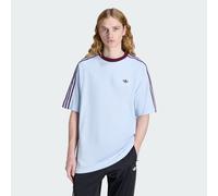 adidas Originals - Britcore - T-shirt a maniche corte blu celeste con bordi a contrasto XS