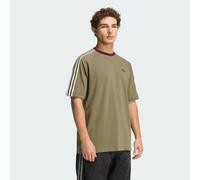 adidas Originals - Britcore - T-shirt a maniche corte verde oliva con bordo a contrasto XS