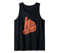 T-Shirt Brutalist Architecture Concrete Modernist London Tee Canotta
