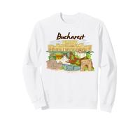 T-Shirt Bucarest Romania - Luoghi Bellissimi nel Mondo Felpa