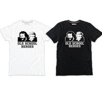 T-shirt BUD e TERENCE HILL adulto e bambino volto bianca e nera cotone