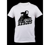 T-shirt BUD e TERENCE HILL Old school heroes cotone bianca unisex film