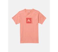 T-shirt Burton Classic Mountain High manica corta rosa corallo - L