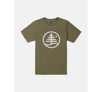 T-shirt Burton Family Tree manica corta verde kaki - S