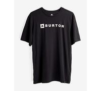 T-shirt Burton Horizontal Mountain manica corta nero logo bianco - XS