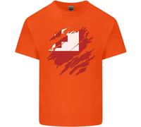 T-Shirt Calcio Bambini Bandiera Tonga Giorno Tongan