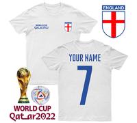 T-shirt calcio Inghilterra magliette personalizzate famiglia #WC#2